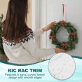 thumbnail image 4 of Uxcell RIC Rac Trim, Wave Bending Fringe Trim Ribbon for Sewing Crafts White, 4 of 7