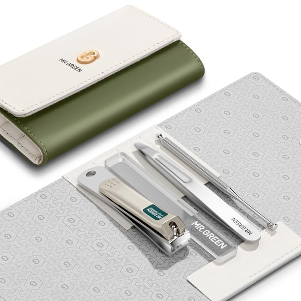 Set de manicura MR.GREEN Colorful con funda moderna (Mr-6681 Green)