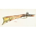 thumbnail image 2 of Moss, Charles 24x14 Black Ornate Wood Framed with Double Matting Museum Art Print Titled - Rifle 1938, 2 of 4