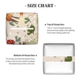 thumbnail image 4 of Goofa Cute Vegetables Tissue Box Cover PVC Leather Tissue Holder Square Facial Tissue Case Facial Paper Organizer Dispenser for Bathroom, Vanity Countertop, 4 of 8