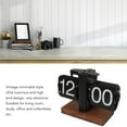 thumbnail image 3 of Flip Clock,Retro Digital Flip Down Clock, Battery Operated Mechanical Clock for  School Hotel Café, Auto Flip Large Number Internal Gear Operated Desk Table Clock, 3 of 8