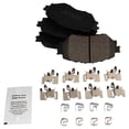 thumbnail image 2 of TRQ Front Brake Pad and Rotor Set Ceramic Coated Rotors Fits 2014-2018 Mazda 3, 2 of 5