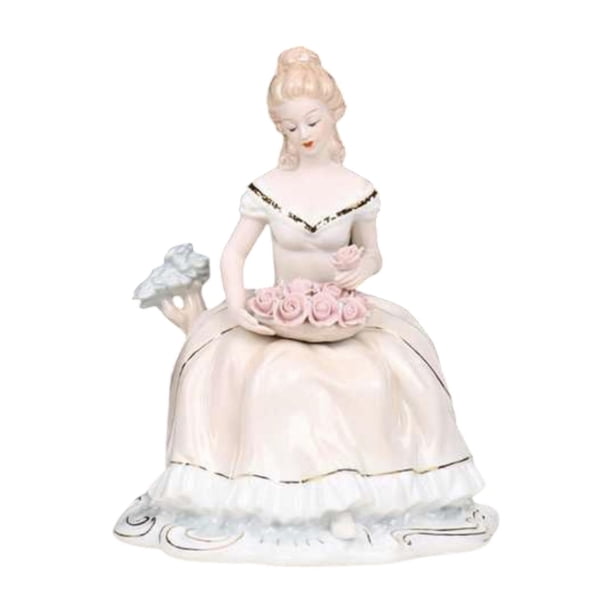 Estatua de niña escultura de regalo de cumpleaños decoración del hogar figura ornamento para sala de estar gabinete escritorio inauguración