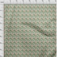 thumbnail image 4 of oneOone Cotton Poplin Sea Green Fabric Leaves Sewing Material Print Fabric By The Yard 42 Inch Wide, 4 of 5