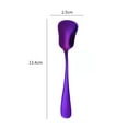 thumbnail image 2 of Rust-proof Kitchen Utensils Stainless Steel Spoon Gourd Shape Long Handle Colorful Dessert Cake Soup Salad Coffee Ice Cream Scoop Kitchen Utensil, 2 of 8