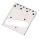 thumbnail image 3 of Wosthever Placa de puente de guitarra Accesorios de un solo filo Pieza de repuesto Placa base estándar de carga Principiantes Accesorios para instrumentos musicales, 3 of 6
