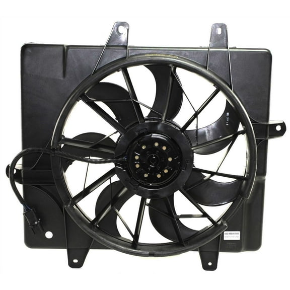 Cooling Fan Assembly Compatible with CHRYSLER PT CRUISER 2006-2010 Convertible/Wagon