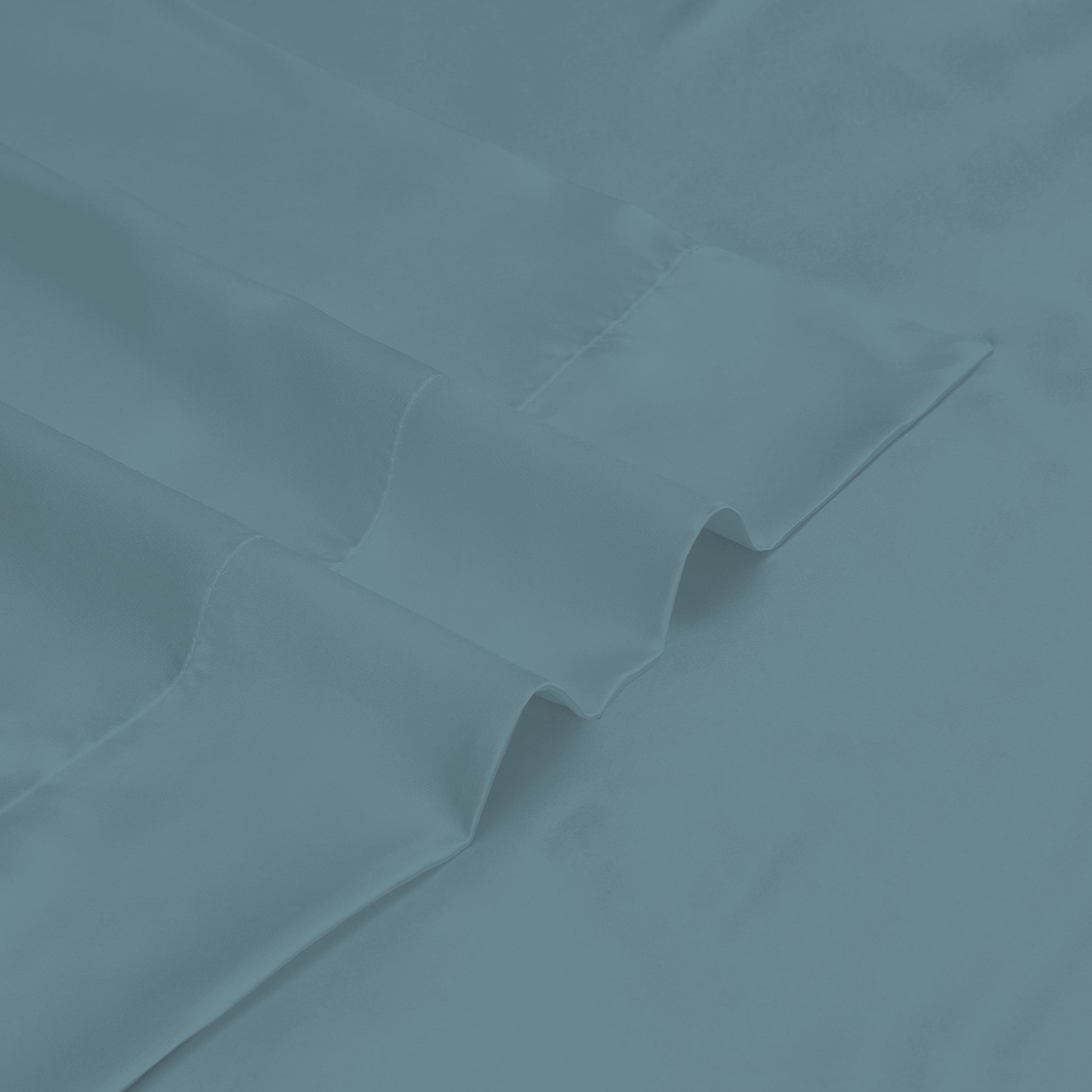 Satin Radiance 230 Thread Count Blue Polyester Pillowcases, Standard, (2 Count)
