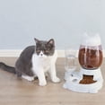 thumbnail image 2 of CHRISTMAS PROMOTION!!Cat Feeder Automatic Dispenser Cat Food Bowl Pet Drinker,Automatic Water Dispenser, Cat Food Bowl,Prevent Overturning Replenish Pet Food Automatic Gravity Bottle Bowl Dish Stand, 2 of 8