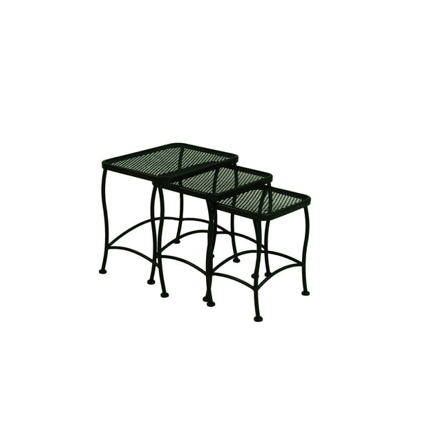 Better Homes Gardens Seacliff Wrought, Black Wrought Iron Patio End Table