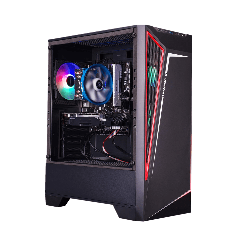 IPASON Gaming Desktop PC, AMD Ryzen 5 2600 3.5GHz, Trinidad and Tobago