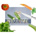 thumbnail image 2 of Caroline's Treasures Papillon Sable White Welcome Glass Cutting Board Large, 2 of 2