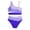 4-Purple, variant on SIYUDAN Girls Floral Bikini Set, High Waisted Bikini Bathing Suit 2 Piece Swimsuit for Tweens &
