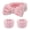 pink, variant on Headband and Wristband Set for Washing Face, Spa Skincare Makeup Headband, Soft Puffy Hair Band Bow Tie, for Women and Teen Girl Trendy Stuff Gifts