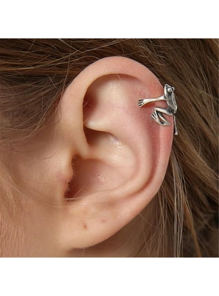 Tree frog gold ear cuff non pierced no piercing deals