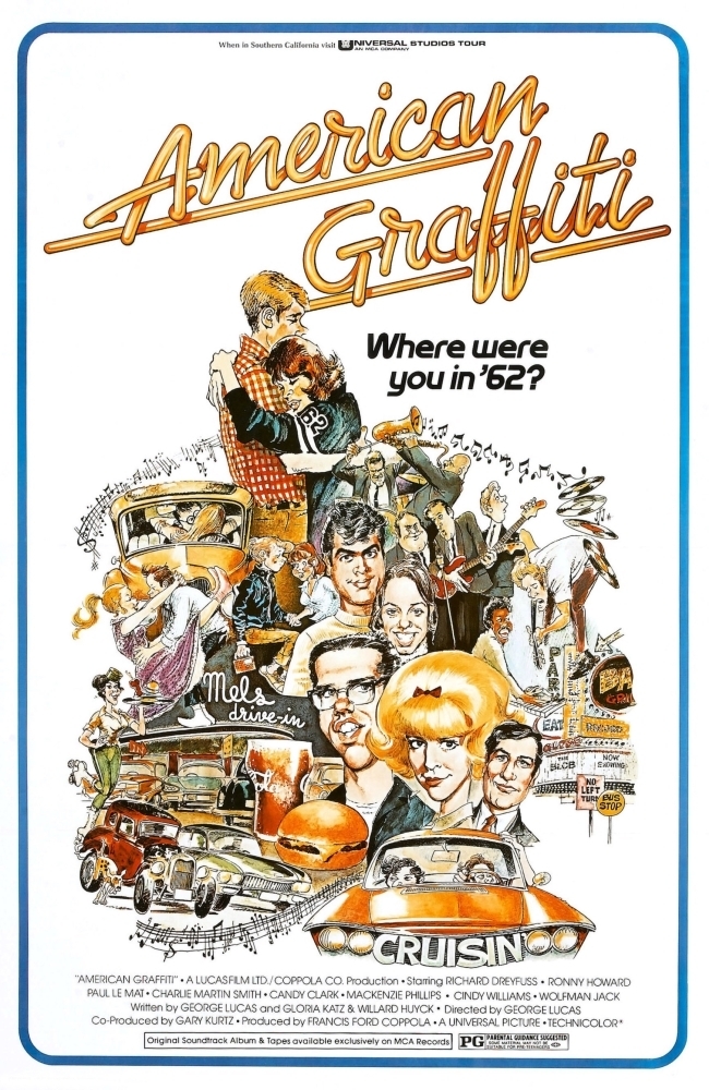 American Graffiti 1973 Movie Poster Masterprint (24 x 36) American Graffiti 1973 Movie Poster Masterprint (24 x 36)