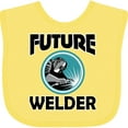 thumbnail image 3 of Inktastic Welding Future Welder Boys Baby Bib, 3 of 4