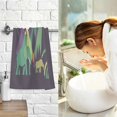 thumbnail image 7 of Yayeee 2 Pack Hand Towels for Bathroom 100% Cotton 16" x 28" Soft Absorbent Kitchen Towel, Abstract Animals, 7 of 7
