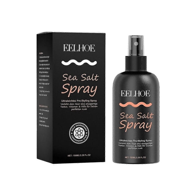 high qualitySea Salt Spray, 100ml Sea Salt Hair Spray for More Volume and Stable Texture, Sea Salt Spray Hold for Hair, Light & Non-Greasy, Unisex