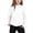 White, variant on JIAYUE Girls 2-Piece Outfits Baggy Raglan Long Sleeve Solid Color Hoodies With Pocket Sweatpants Sets For Back To School,3-4 Years