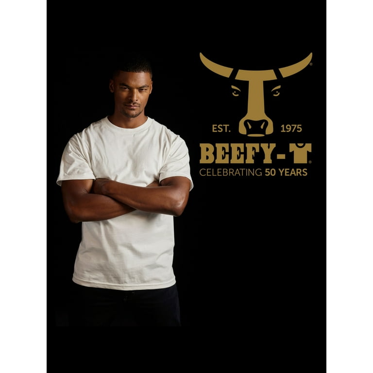 Hanes Men's Beefy-T Unisex Heavyweight Cotton T-Shirt, Sizes