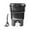 Black, variant on EHJRE Fermentation Barrel Composting Container 21L with Lid Space Saving Kitchen Waste Black