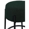 thumbnail image 4 of Meridian Furniture Avalon Green Boucle Fabric Counter Stool, 4 of 4