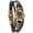 Aquarius, variant on vmcoatdu 12 Zodiac Constellations Retro Alloy Leather Bracelet for Constellation Braided Rope Bracelet Bangle