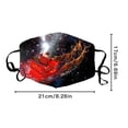 thumbnail image 4 of relayinert Christmas Themed Face Mask Dustproof Breathable Printing Mask with Elastic Ear Band Type 5, 4 of 7