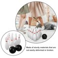 thumbnail image 3 of FENGGUIQU 12Pcs Bowling Ball And Pin Set White Plastic For Hand Eye Coordination Training Indoor Play, 3 of 7