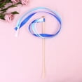 thumbnail image 2 of 20Pcs Ribbon Sticks Fairy Sticks Ribbon Streamers Wands with Tiny Bell Wedding Party Wands Party Favors (Blue), 2 of 5