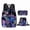 12, variant on New Cartoon Anime 2D KPOP Cool Printed Backpack Large Capacity Student Outdoor Sports Backpack Shoulder Bag Pencil Case Three-Piece Set