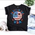 thumbnail image 3 of Party in the USA 4th of July Shirts Matching Family Outfits for Independence Day Peach Shirt Youth Small, 3 of 5