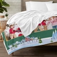 thumbnail image 3 of AISENIN Custom Throw Blanket with Photos Collage,Personalized Soft Fleece Blanket Gifts for Christmas New Year Gift for Grandmother,Wife Customized Gifts, 3 of 5