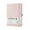 Pink, variant on Aminojy Leather Hardcover Journal Notebook - 192 Page 5.83" X 8.83" Lined Notebook with Pocket, 100GSM Thick Paper for Writing & Note Taking