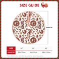 thumbnail image 2 of Rateoe Rabbit And Egg Pattern Christmas Tree Skirt with Ties , Christmas Tree Decorations, Farmhouse Christmas Decor Xmas Holiday Decorations-30", 2 of 6