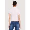 thumbnail image 4 of Women's Layered Look Ribbed Knit Polo Top, 4 of 4