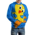 thumbnail image 6 of Looney Tunes Tweety Hoodie 3D Print Pullover Hooded Long Sleeve Sweatshirts Tops Blouse with Pocket for Mens Womens, 6 of 7