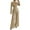Khaki, variant on Elegant Office Lady Professional Suit Two Pieces Classic Shawl Lapel Single Button Outfit High Quality Womens Suits Sets