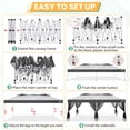 thumbnail image 3 of HOTEEL 10x20 Heavy Duty Canopy Tent with 4 Sidewalls,Pop up Canopy for Parties Wedding,Commercial Easy up Gazebo with Roller Bag,UV 50+,White, 3 of 8