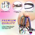 thumbnail image 3 of Pulsera Fidget JXM con cierre para autismo, TDAH y ansiedad, juego de 4, 3 of 6