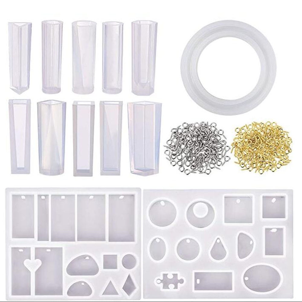 DIY Craft Resin Casting Molds Kit Silicone Mold Making Jewelry Pendant Mould DIY Craft Resin Casting Molds Kit Silicone Mold Making Jewelry Pendant Mould