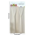thumbnail image 3 of SDNall Rideaux pour Portes, Rideaux à Double Couche, Rideau de Porte en Dentelle à Double Couche avec Doublure - Installation Sans Perçage, Bloque-Soleil, 3 of 9