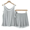 thumbnail image 4 of YuYuBao Womens Pajamas Sets Summer Padded Cami And Shorts 2 Piece Casual Pajamas Sets Sleepwear, 4 of 5