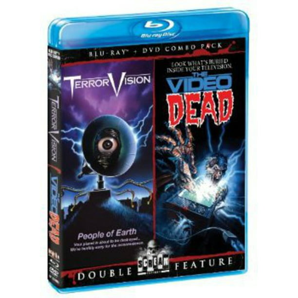 TERRORVISION / THE VIDEO DEAD DOUBLE FEATURE BLU RAY DVD 