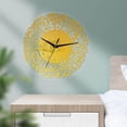 thumbnail image 1 of Islamic Quartz Wall Clock Pendulum Muslim Living Room motion tick Decoration Golden, 1 of 8