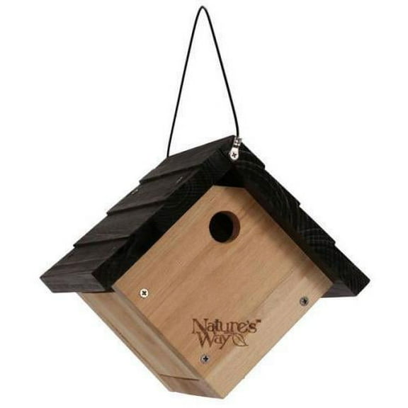 Nature's Way Cedar Wren Hanging Bird House Brown/Natural
