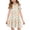 #A16-Yellow, variant on XADYUY Summer Dress for Girls 14-16 Casual A-Line Short Sleeve Midi Dress Geometry Crew Neck Sundresses Holiday Swing Skirt with Pockets,12-13Years,Brown