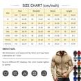 thumbnail image 3 of Men's Winter Raglan Sleeve Hoodie Soft Fleece Full Zip Athletic Jacket Wind Resistant Loose Causal Hoodies, 4XL, 3 of 7