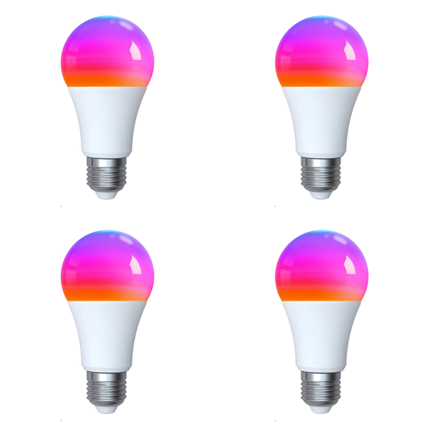 Bombilla LED WiFi Smart E27 16 millones de colores RGB 9W 806LM para Alexa Google Home